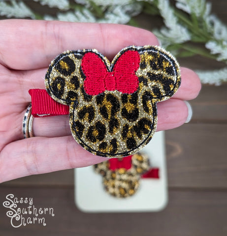 Cheetah Mouse Clips