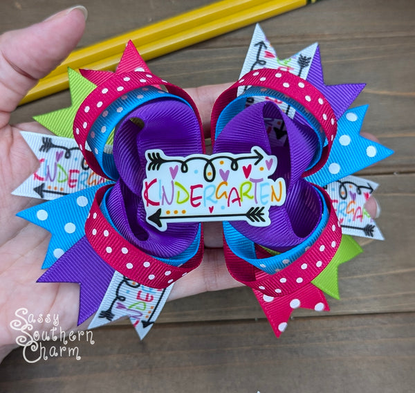 Kindergarten Stacked Bow