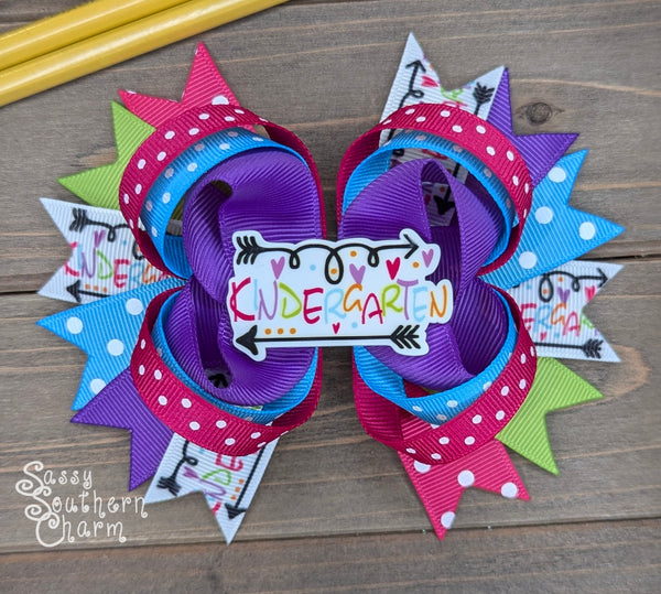 Kindergarten Stacked Bow