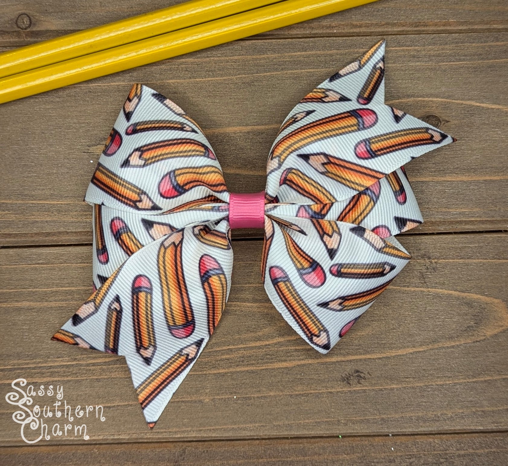 Pencil Themed Pinwheel