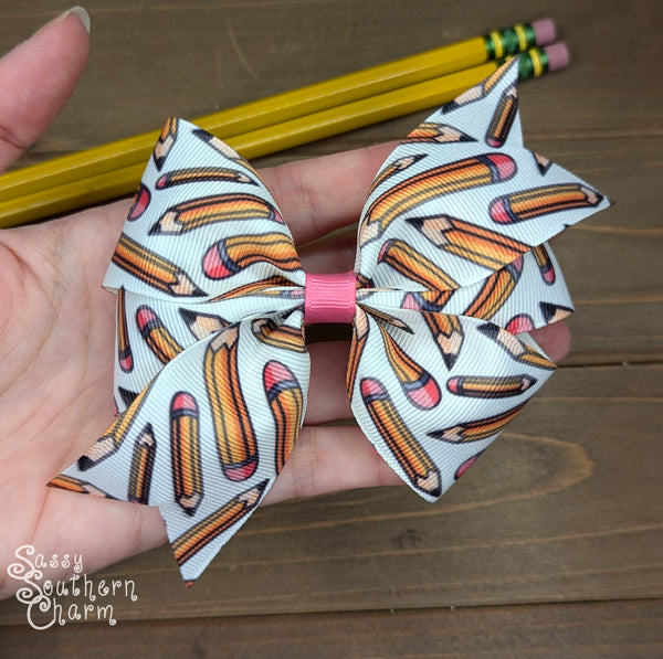 Pencil Themed Pinwheel