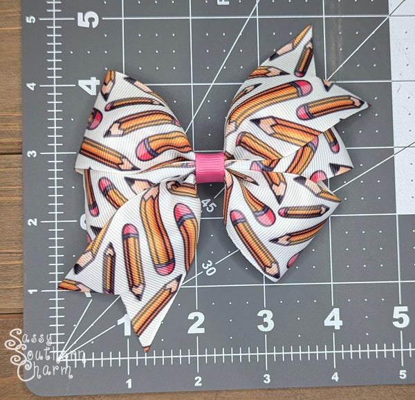 Pencil Themed Pinwheel