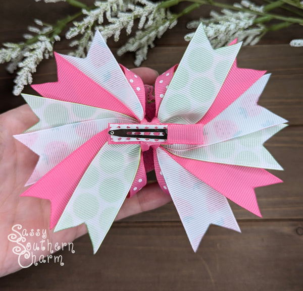 Pink Strawberry Bow