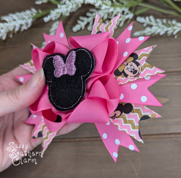 Pink Mouse Bow
