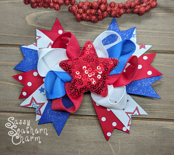 Stars and Stripes Bow