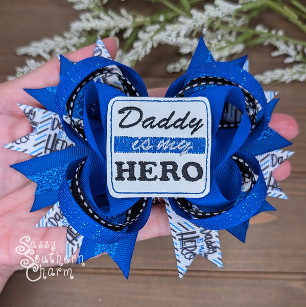 Daddy is My Hero Bow