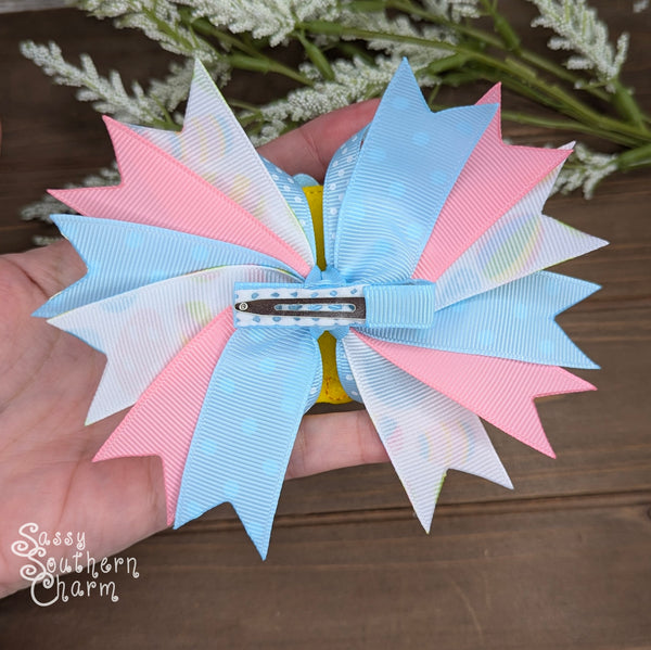 Easter Chick Hair Bow
