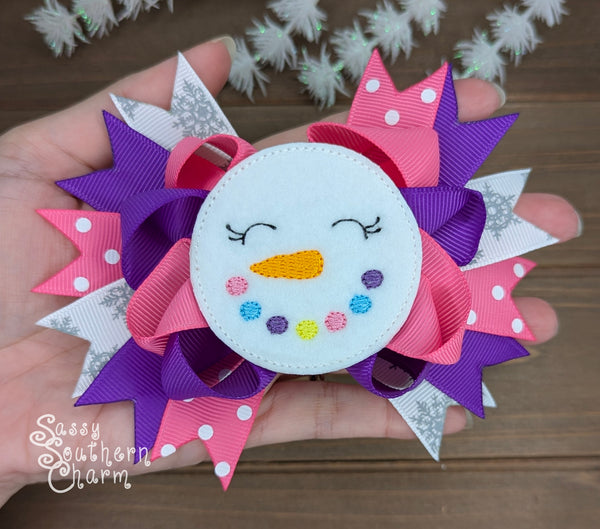 Snowman Bow