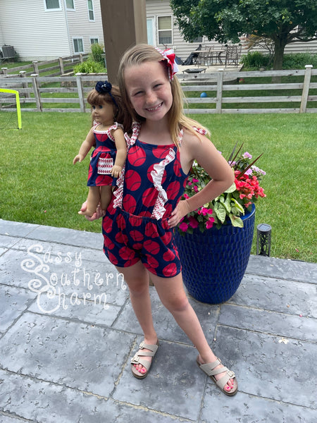 Take Me Out to the Ball Game: Romper -5