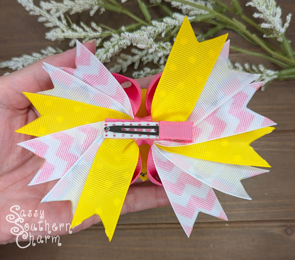 Pink Pencil Bow