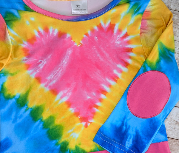 Tie Dye Heart Set