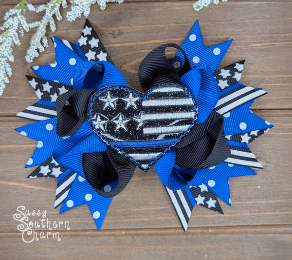 Thin Blue Line Bow