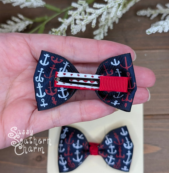Itty Bitty Anchor Bows