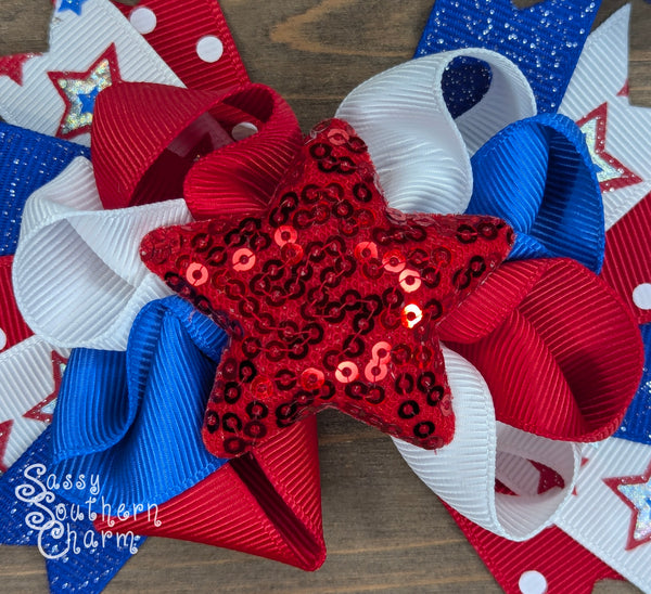 Stars and Stripes Bow