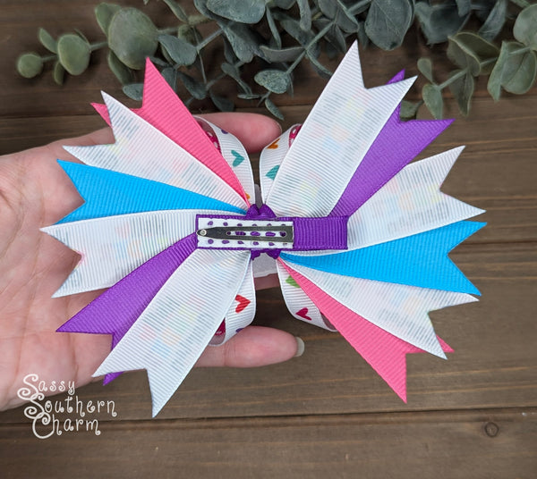Hello Kindergarten Bow