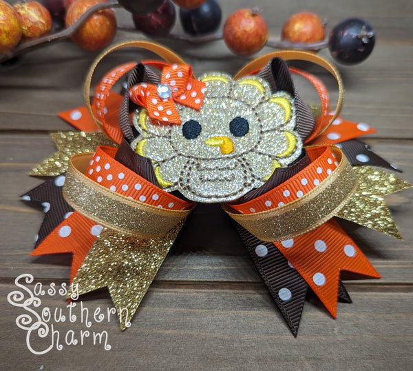 Golden Turkey Bow