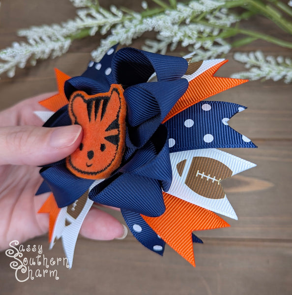 Tiger Bow -Custom Colors Available