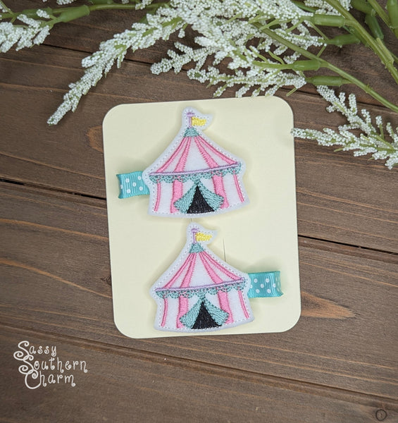 Pink Circus Clips