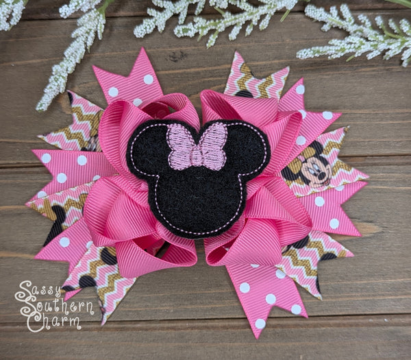 Pink Mouse Bow