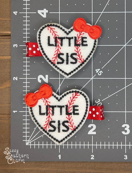 Little Sis Baseball Clips