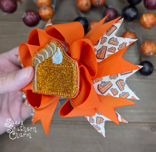 Pumpkin Pie Bow