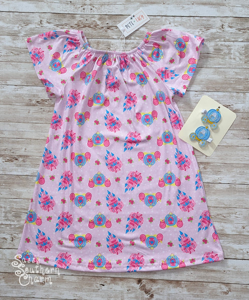 Princess Stars Dress -2T, 4T