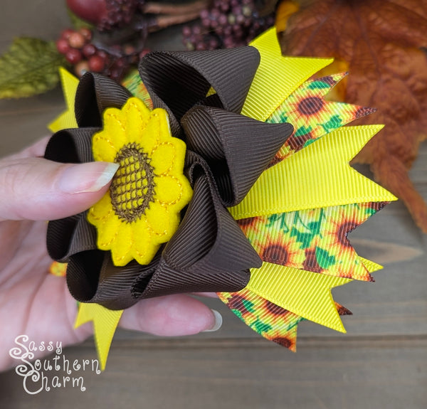 Sunflower Bow