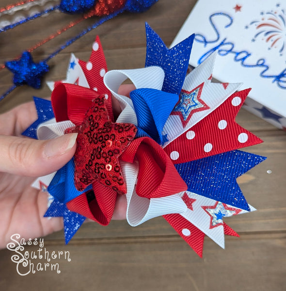 Stars and Stripes Bow