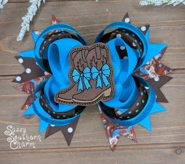 Cowgirl Boots Bow