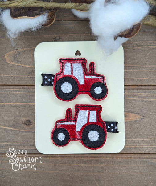 Red Tractor Clips