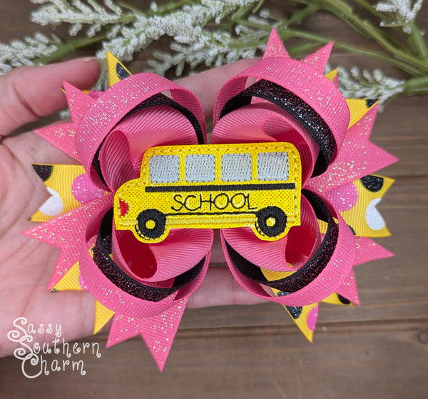 School Bus Bow