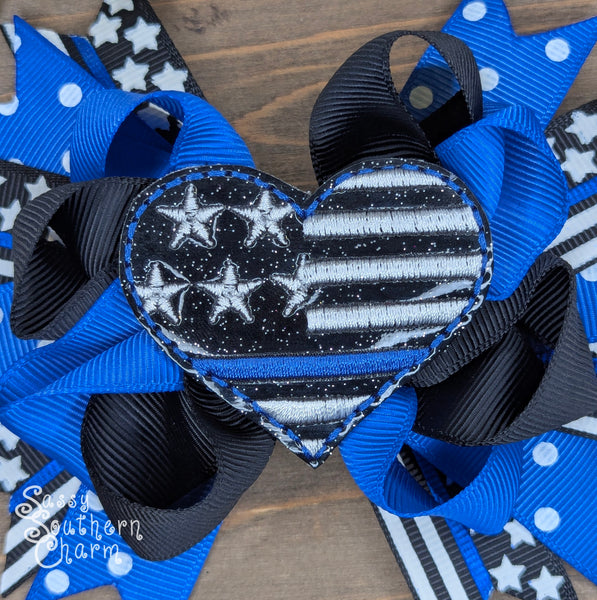 Thin Blue Line Bow