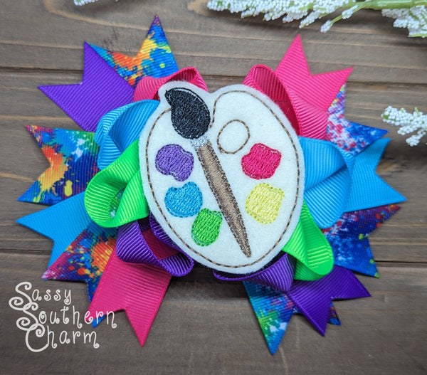 Paint Palette Bow