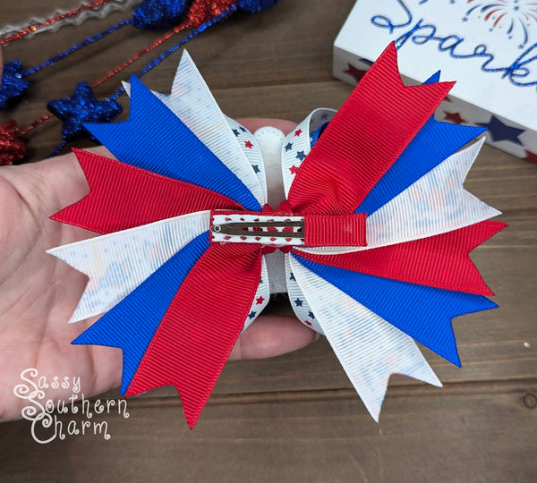 Patriotic Unicorn Bow