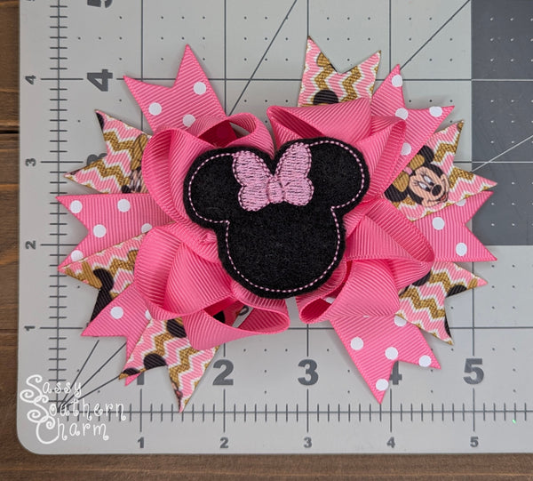 Pink Mouse Bow