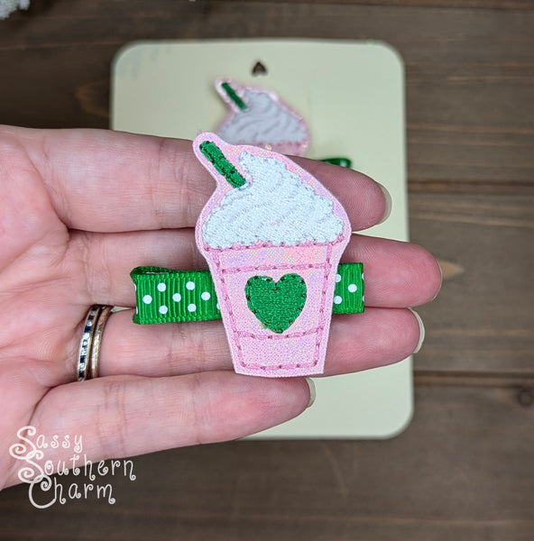 Pink Coffee Clips