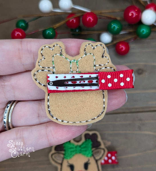 Reindeer Feltie Bows