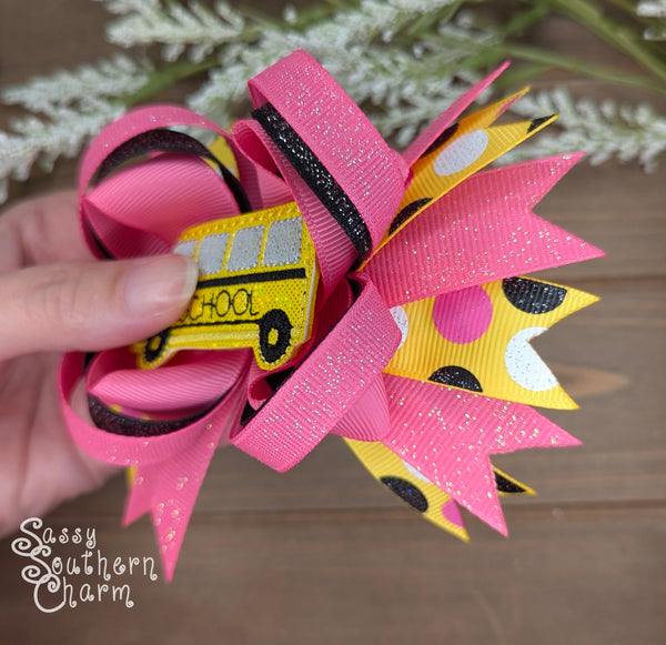 School Bus Bow
