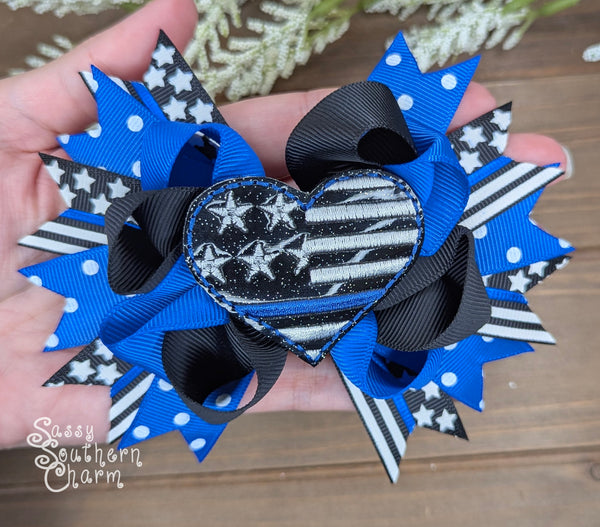 Thin Blue Line Bow