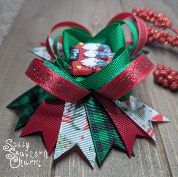 Christmas Gnomes Bow