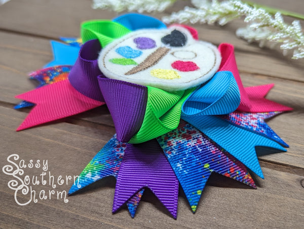 Paint Palette Bow