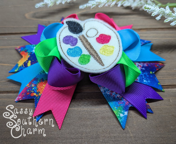 Paint Palette Bow
