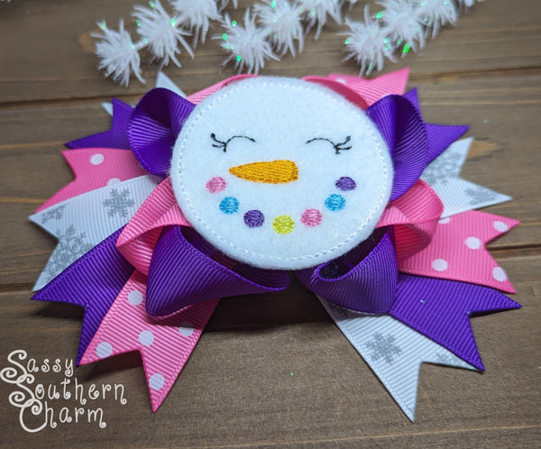 Snowman Bow