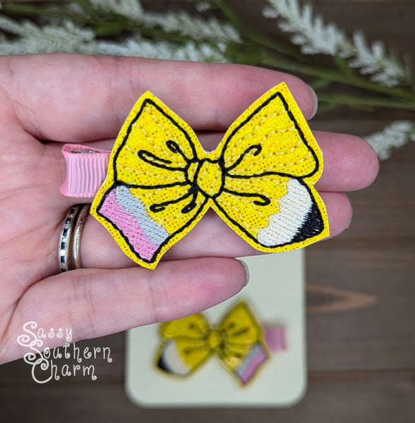 Coquette Pencil Clips