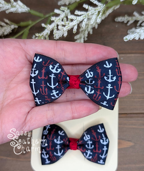 Itty Bitty Anchor Bows