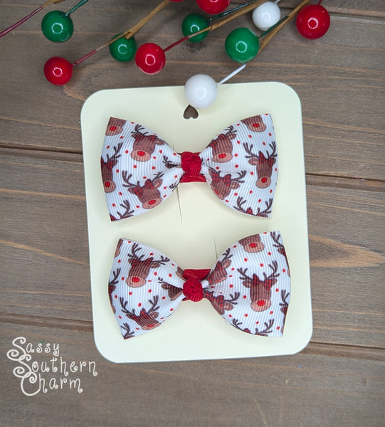 Itty Bitty Reindeer Bows