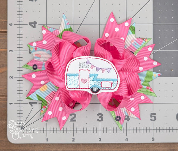 Vintage Camper Bow