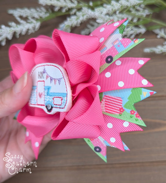 Vintage Camper Bow