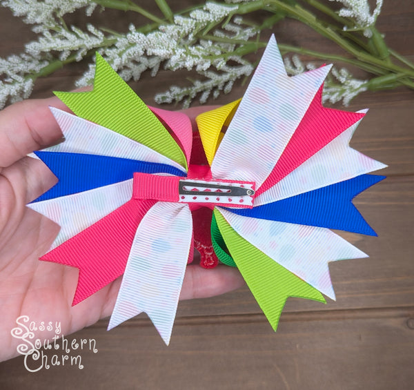 Birthday Balloon Bow