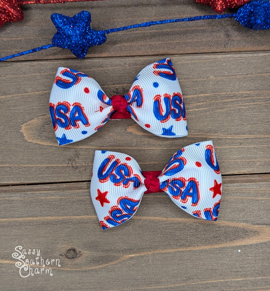 Itty Bitty USA bows